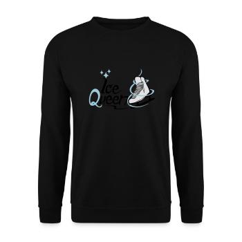 Ice Queen - Unisex Sweatshirt - black - Front - Alina (178cm) & Michal (187cm)