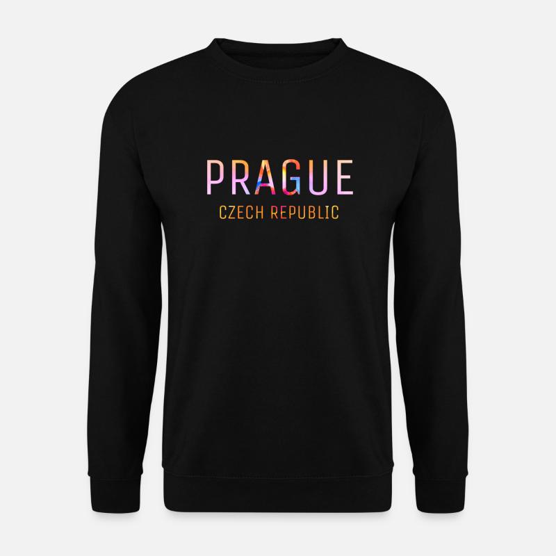 Prag - Tschechischen Republik - Englische Sprache - Unisex Pullover - Schwarz