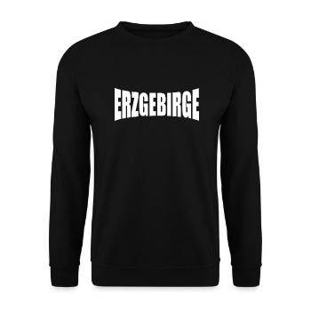 Meine Heimat das Erzgebirg - Unisex Pullover - Schwarz - Vorne - Alina (178cm) & Michal (187cm)