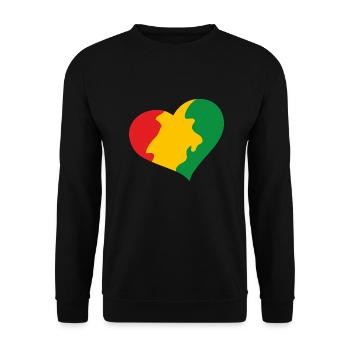 Juneteenth Day 1865, Freedom Day America African - Unisex Sweatshirt - black - Front - Alina (178cm) & Michal (187cm)