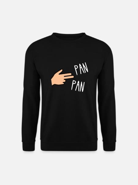 pan pan - Sweat-shirt Unisexe - noir