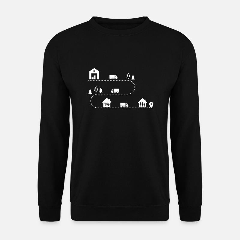 Paketdienst - Unisex Pullover - Schwarz