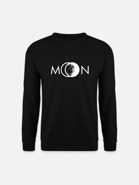 Moon - Unisex Sweatshirt - black