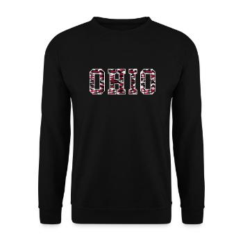 Ohio camoflague - Unisex Sweatshirt - black - Front - Alina (178cm) & Michal (187cm)