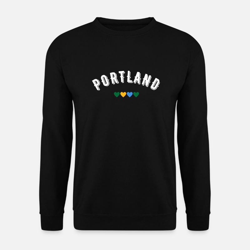 Portland - Unisex Pullover - Schwarz