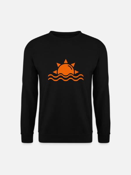 Sommer Sonne - Unisex Pullover - Schwarz