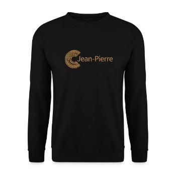 For Jean Pierre - Unisex Sweatshirt - black - Front - Alina (178cm) & Michal (187cm)