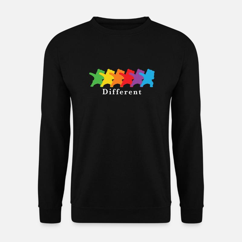 LGBT Design - Design DIFERENT - Unisex Sweatshirt - black