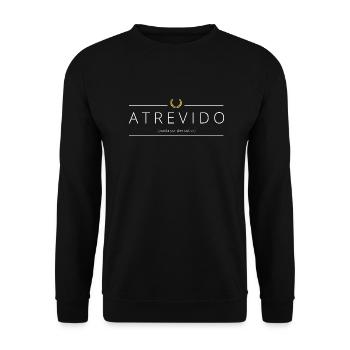 Audacieux (atrevido) - Sweat-shirt Unisexe - noir - Devant - Alina (178cm) & Michal (187cm)