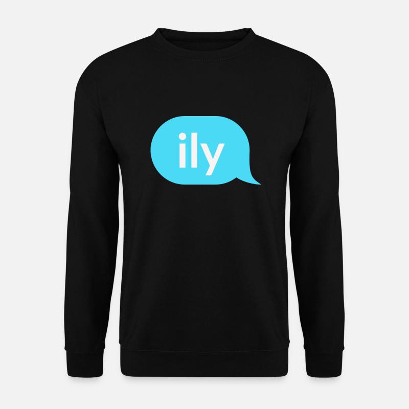 ily - Unisex Pullover - Schwarz