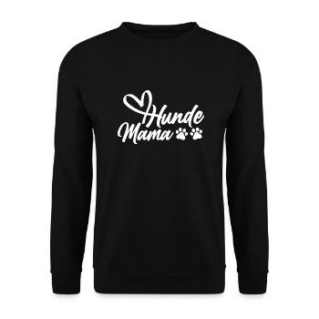 Hunde Hundefreund Haustier - Unisex Pullover - Schwarz - Vorne - Alina (178cm) & Michal (187cm)