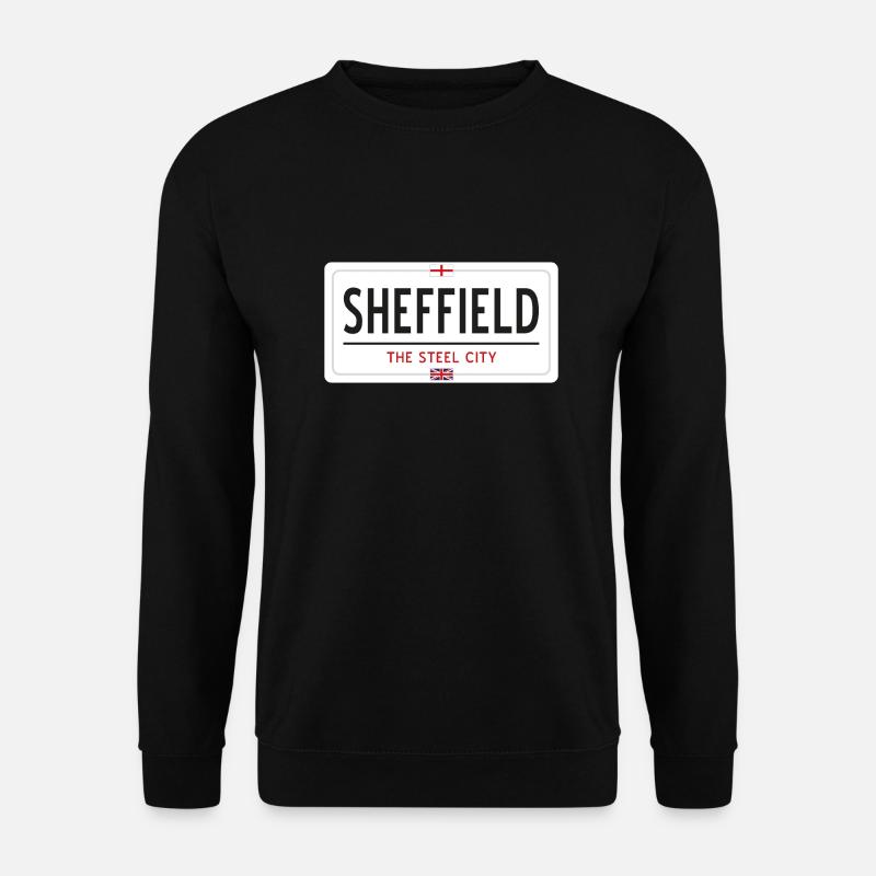 Sheffield town sign - Unisex Sweatshirt - black