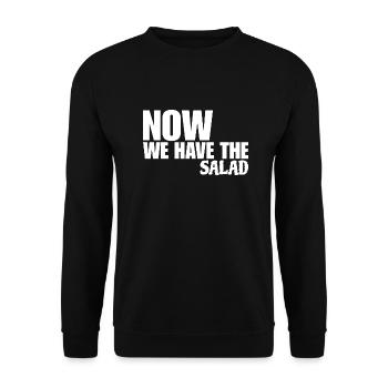 Salad - Unisex Pullover - Schwarz - Vorne - Alina (178cm) & Michal (187cm)