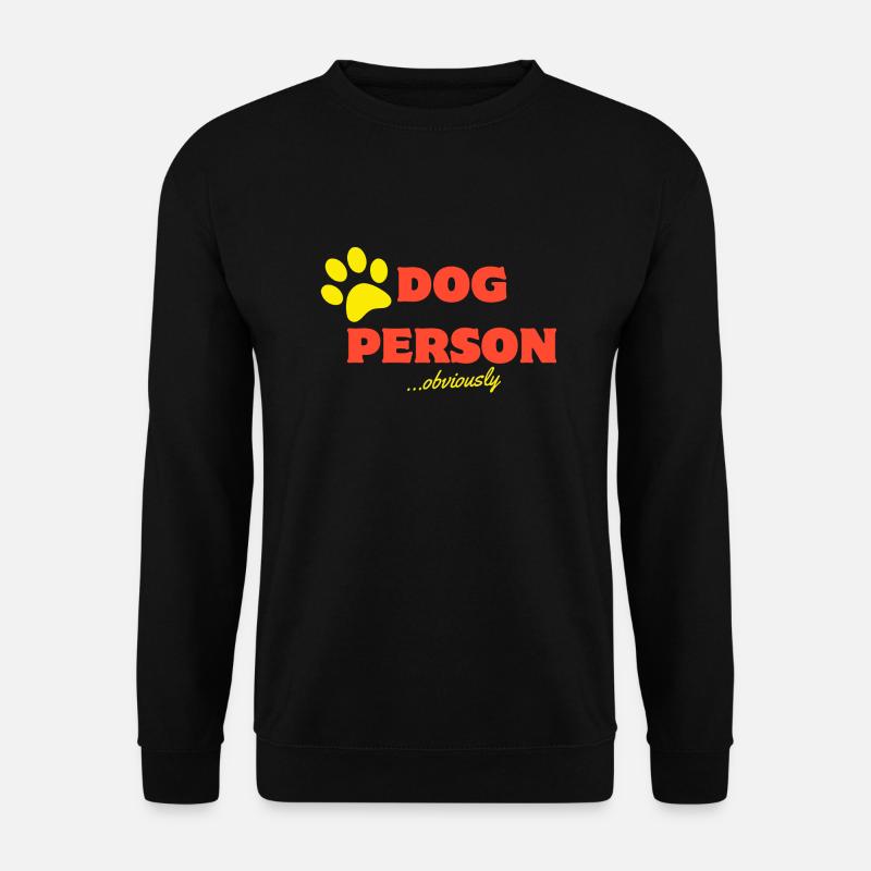Dog Person - Unisex Pullover - Schwarz