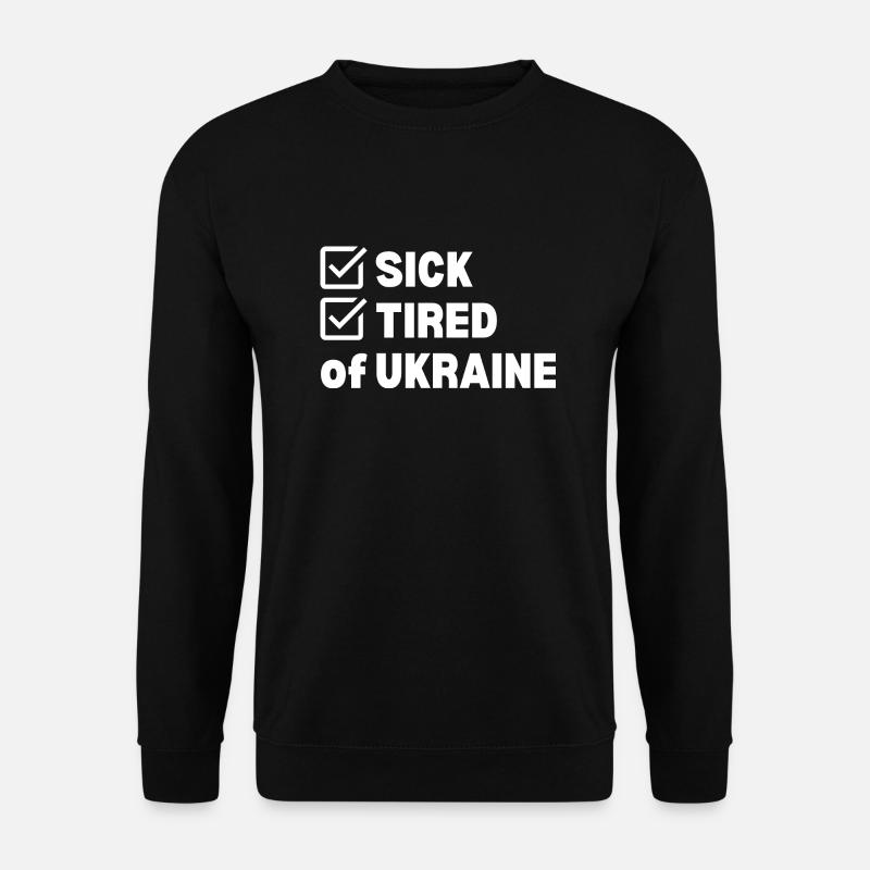 Sick and Tired - Unisex Sweatshirt - black