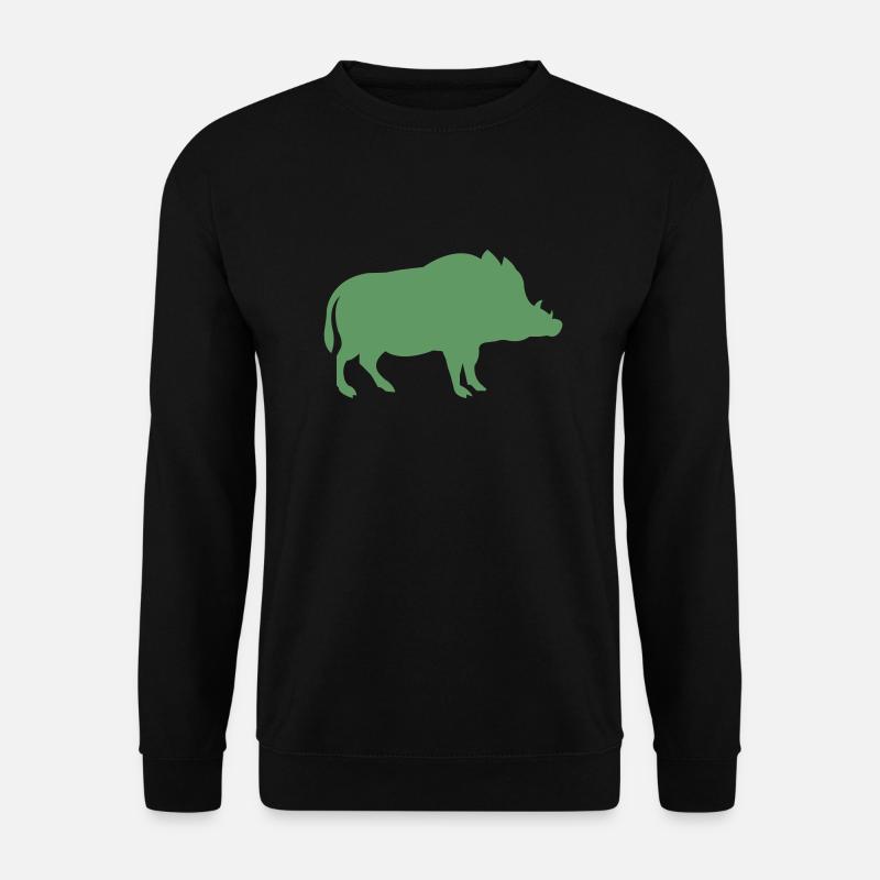 wildschwein - Unisex Pullover - Schwarz