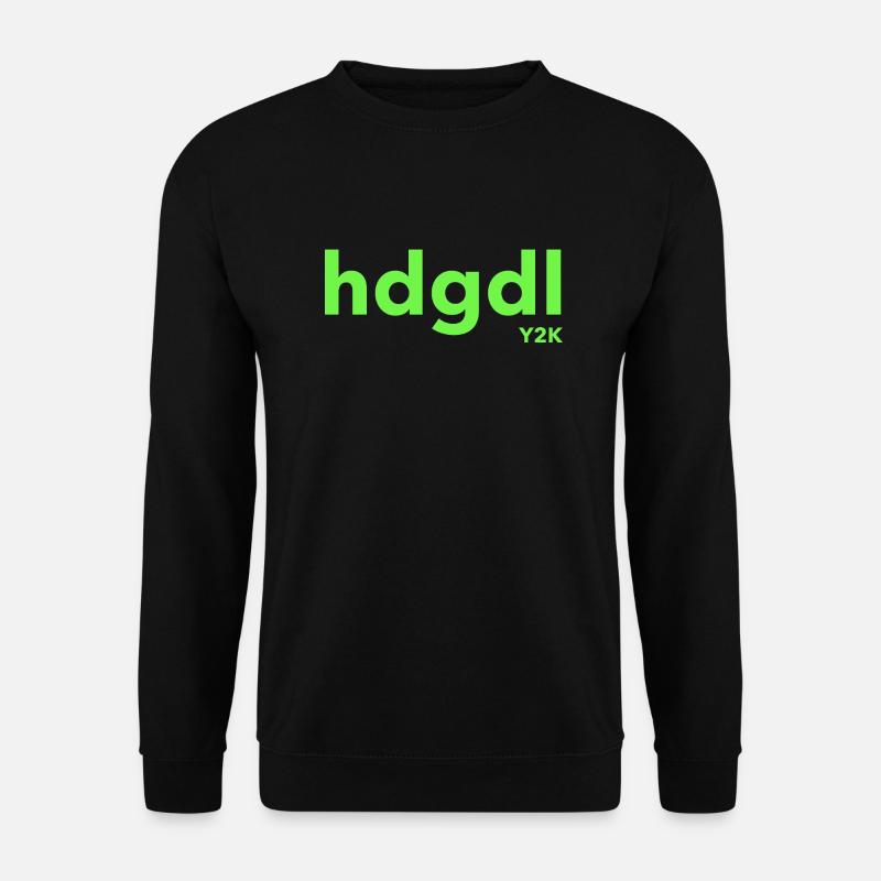 hdgdl Y2K grün - Unisex Pullover - Schwarz