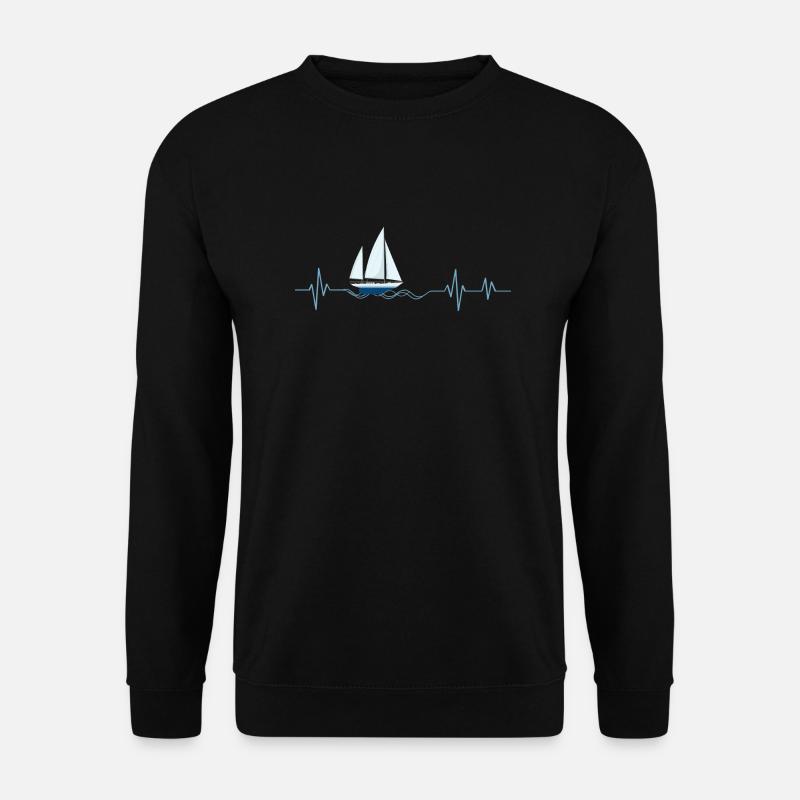 Heartbeat Veil - Gift Idea - Unisex Sweatshirt - black