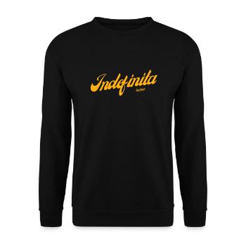 Copie de la copie d’indéfinité - Sweat-shirt Unisexe - noir - Devant - Alina (178cm) & Michal (187cm)