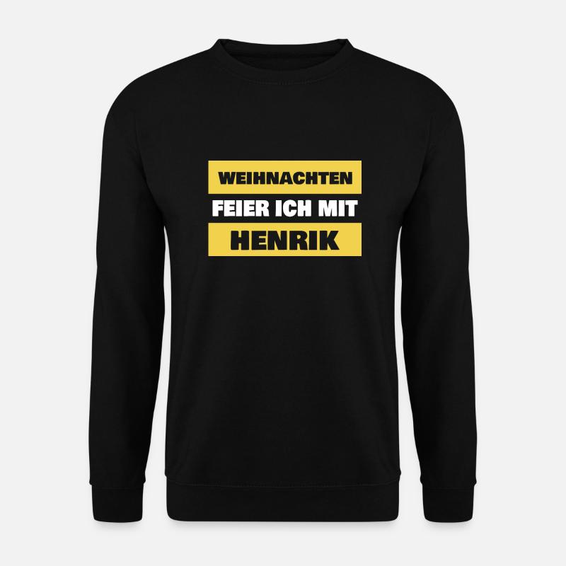 Henrik as a first name - Unisex Sweatshirt - black