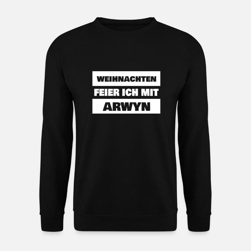 First name Arwyn - Unisex Sweatshirt - black