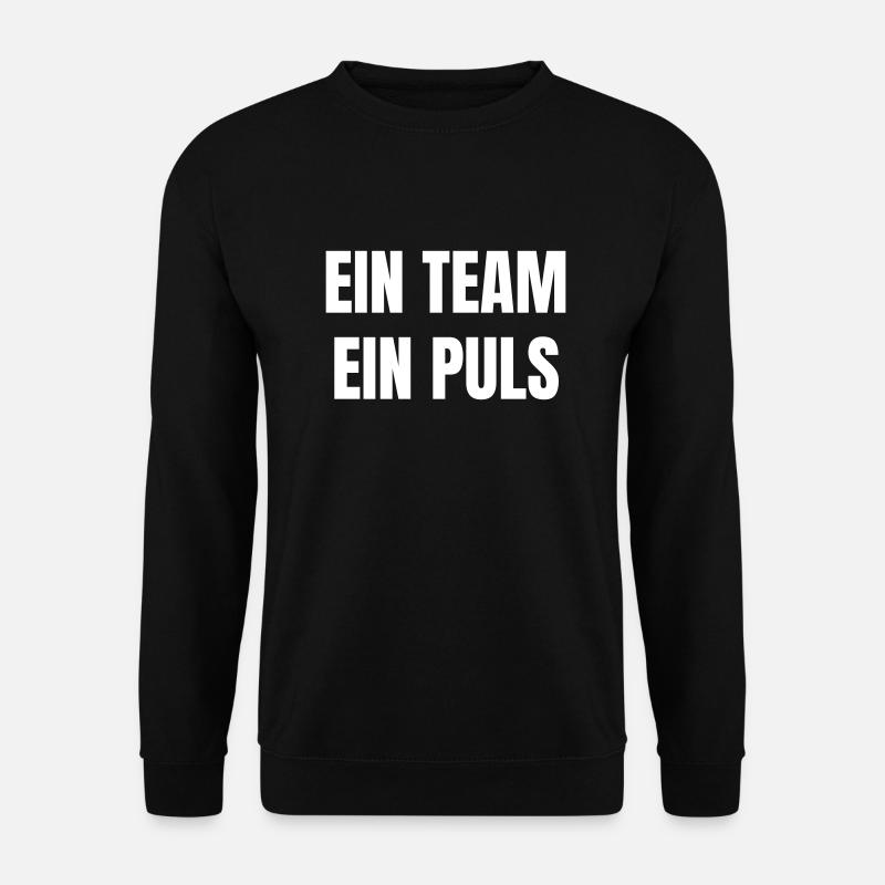 One team, one pulse. - Unisex Sweatshirt - black