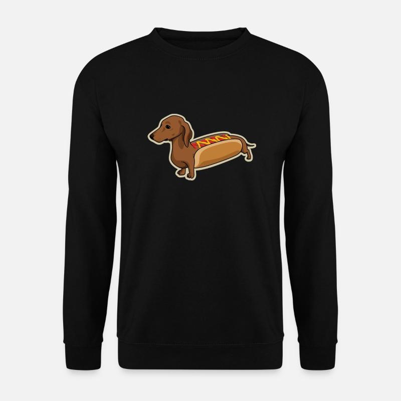 Hot Dog Dog - Unisex Pullover - Schwarz