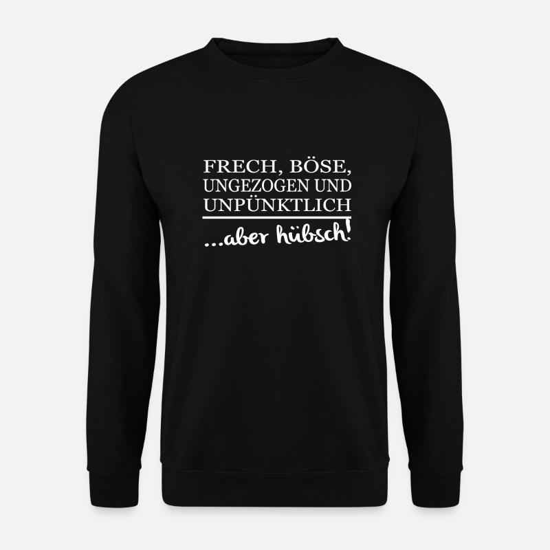 ...aber hübsch! - Unisex Pullover - Schwarz
