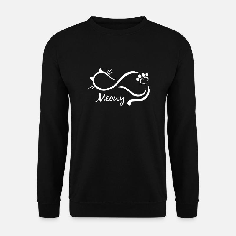 Katzen-Liebhaber-T-Shirt - Unisex Pullover - Schwarz