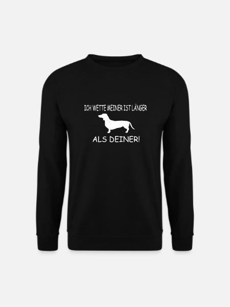 Rough-haired dachshund - Unisex Sweatshirt - black