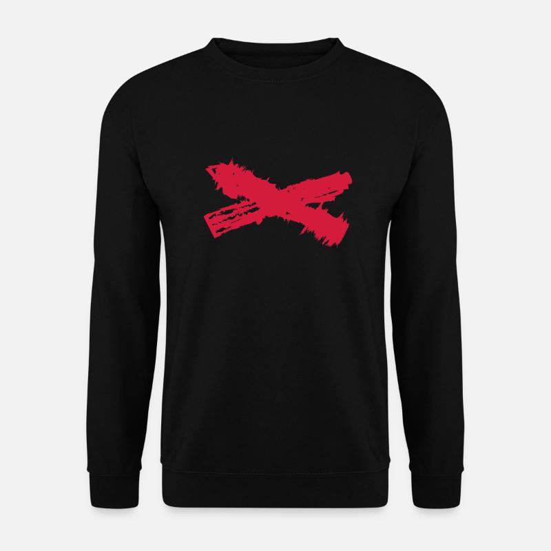 Cross - Kreuz - Unisex Pullover - Schwarz
