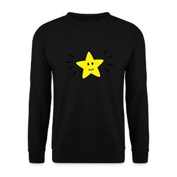 étoiles - Sweat-shirt Unisexe - noir - Devant - Alina (178cm) & Michal (187cm)