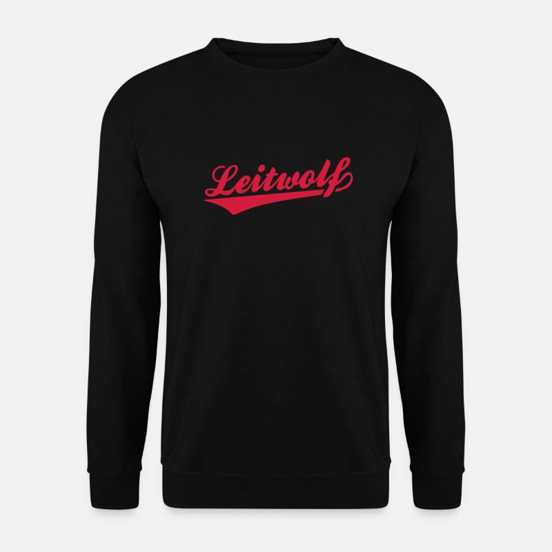 Leitwolf - Unisex Pullover - Schwarz
