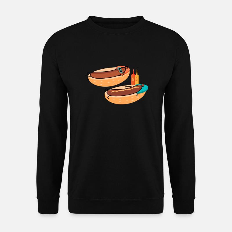 Heiße Würstchen - Unisex Pullover - Schwarz