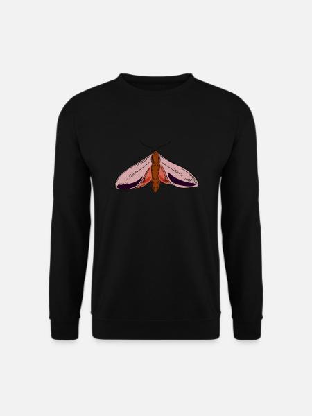 Butterfly moth moth insect moth - Unisex Sweatshirt - black