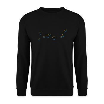Canary Islands - Unisex Sweatshirt - black - Front - Alina (178cm) & Michal (187cm)