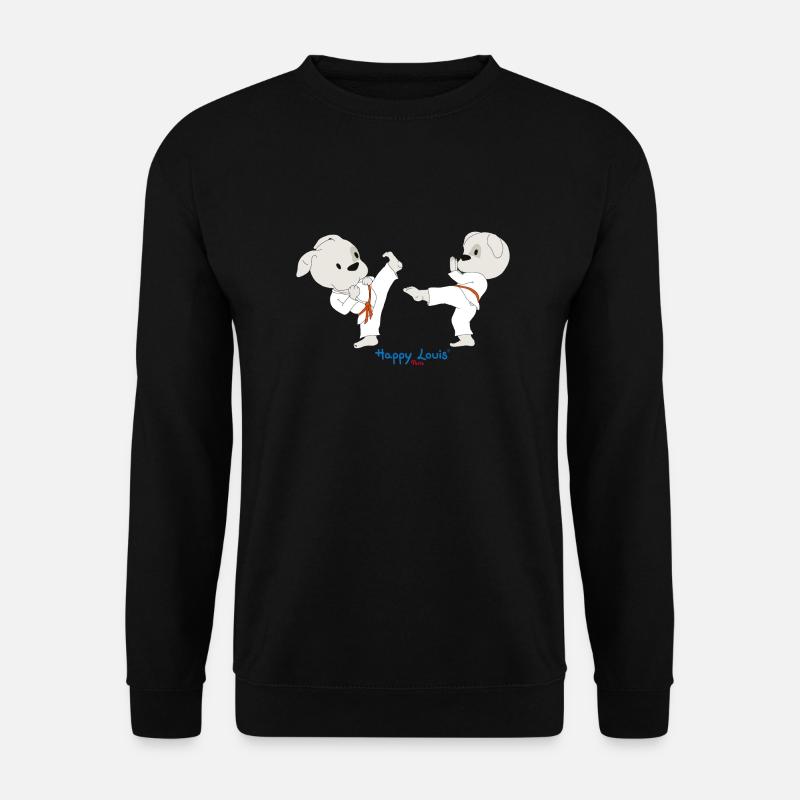 Happy Louis - KARATE DUO - Unisex Pullover - Schwarz