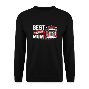Best Truckin Mom ever - Sweat-shirt Unisexe - noir - Devant - Alina (178cm) & Michal (187cm)