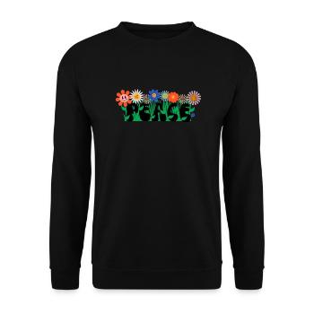 FRIEDE - Unisex Pullover - Schwarz - Vorne - Alina (178cm) & Michal (187cm)