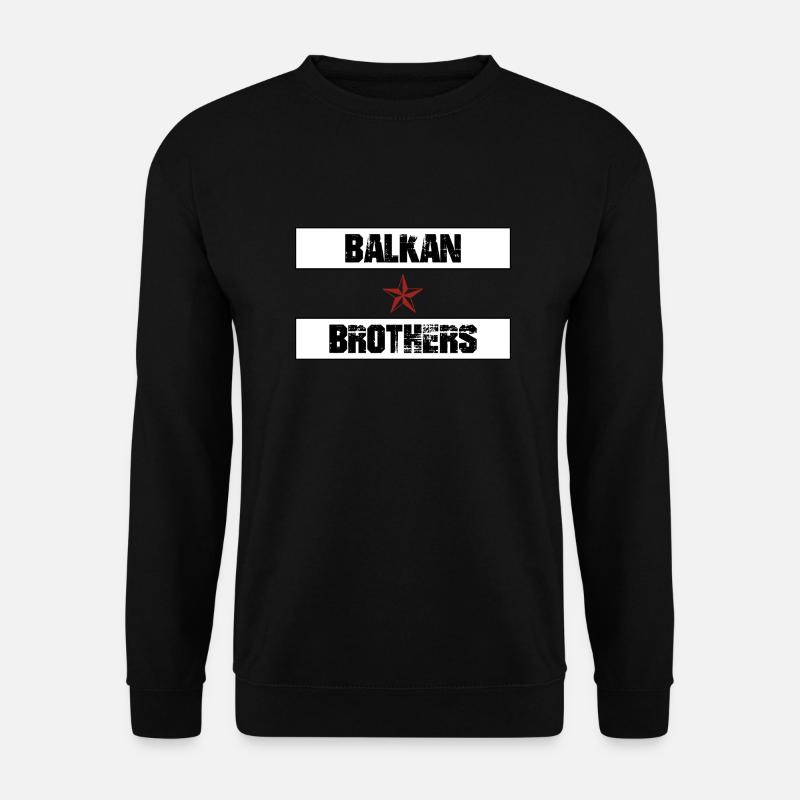 balkan brothers - Balkan Brüder - Unisex Pullover - Schwarz