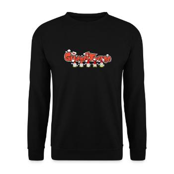 Die Grummelzwerge - Unisex Pullover - Schwarz - Vorne - Alina (178cm) & Michal (187cm)