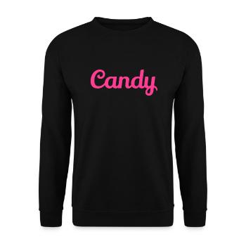 Bonbon - Sweat-shirt Unisexe - noir - Devant - Alina (178cm) & Michal (187cm)