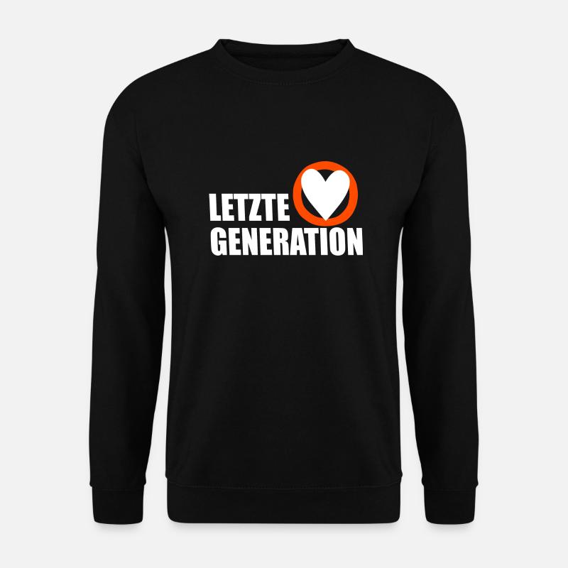 Letzte Generation - Design 5 - Unisex Pullover - Schwarz