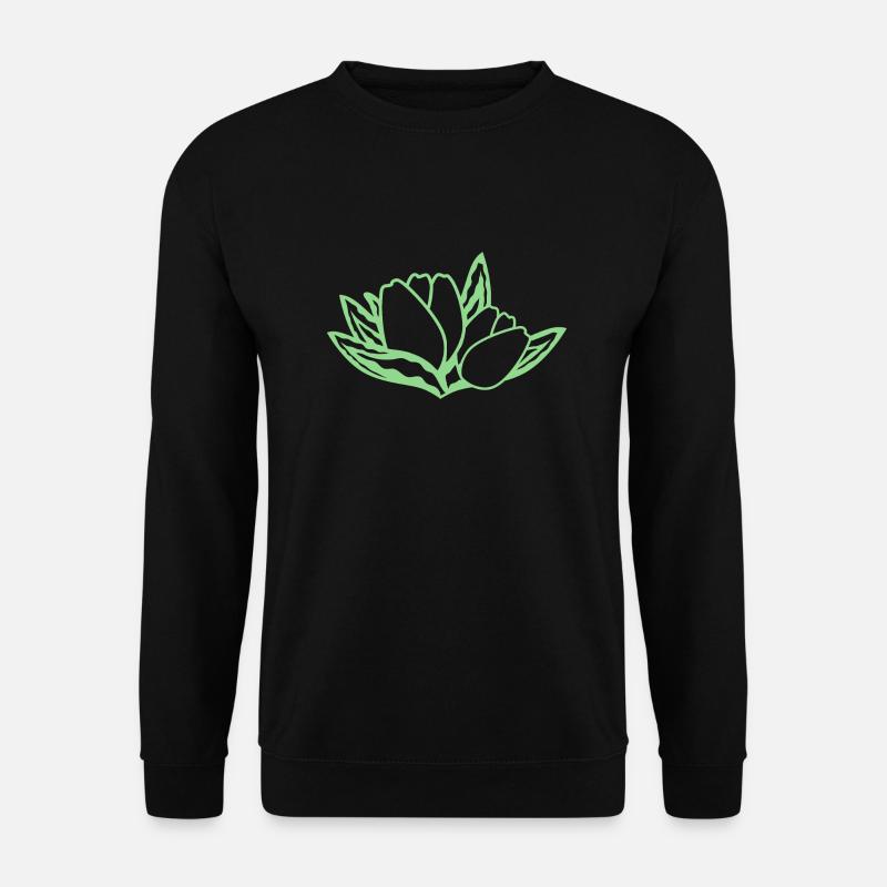 Tulpe - Unisex Pullover - Schwarz