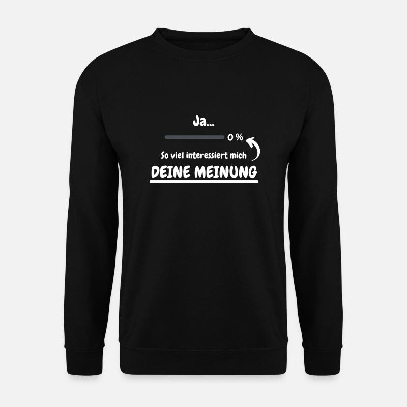Lustiges t-Shirt Design - Unisex Pullover - Schwarz