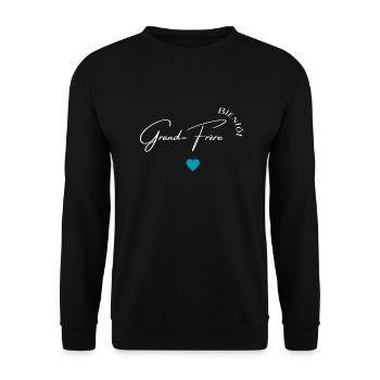 Bientôt grand frère - Sweat-shirt Unisexe - noir - Devant - Alina (178cm) & Michal (187cm)