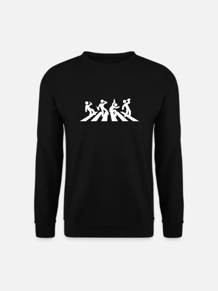 Abbey Road Father's Day Bachelor Party Celebrate Birthday Drink - Unisex Sweatshirt - black
