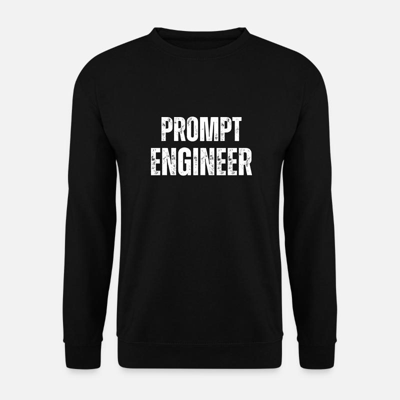 Prompter Ingenieur - Unisex Pullover - Schwarz