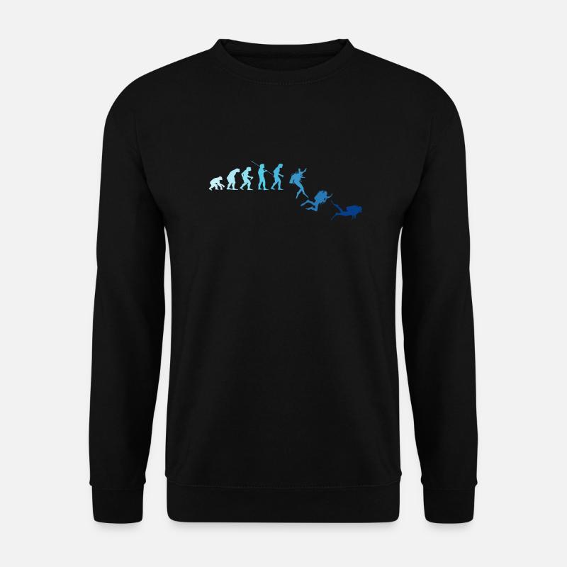 Diver Evolution Scuba - Unisex Sweatshirt - black