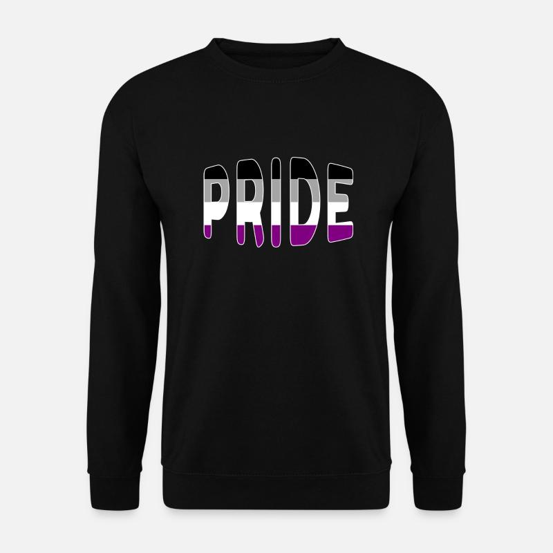 Pride-Logo asexuell - Unisex Pullover - Schwarz